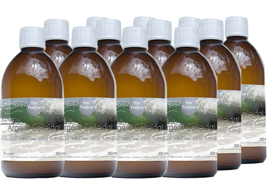 Pack Super-Eco de 12 bouteilles d'Argent Colloïdal Pack Super-Eco de 12 bouteilles d'Argent Colloïdal